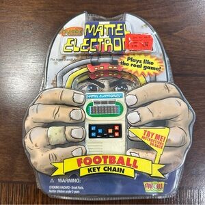 MATTEL Keychain Vintage Electronic Handheld Game 2001 Football NFL 80’s NEW